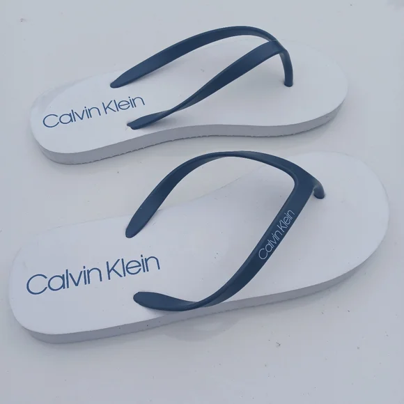 NEW CALVIN KLEIN FLIP FLOPS - Picture 2 of 3